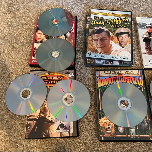 LOT of 7 DVDs Classic Variety Shows Andy Griffith Abbott & Costello Grumpy Old M - Picture 6 of 7